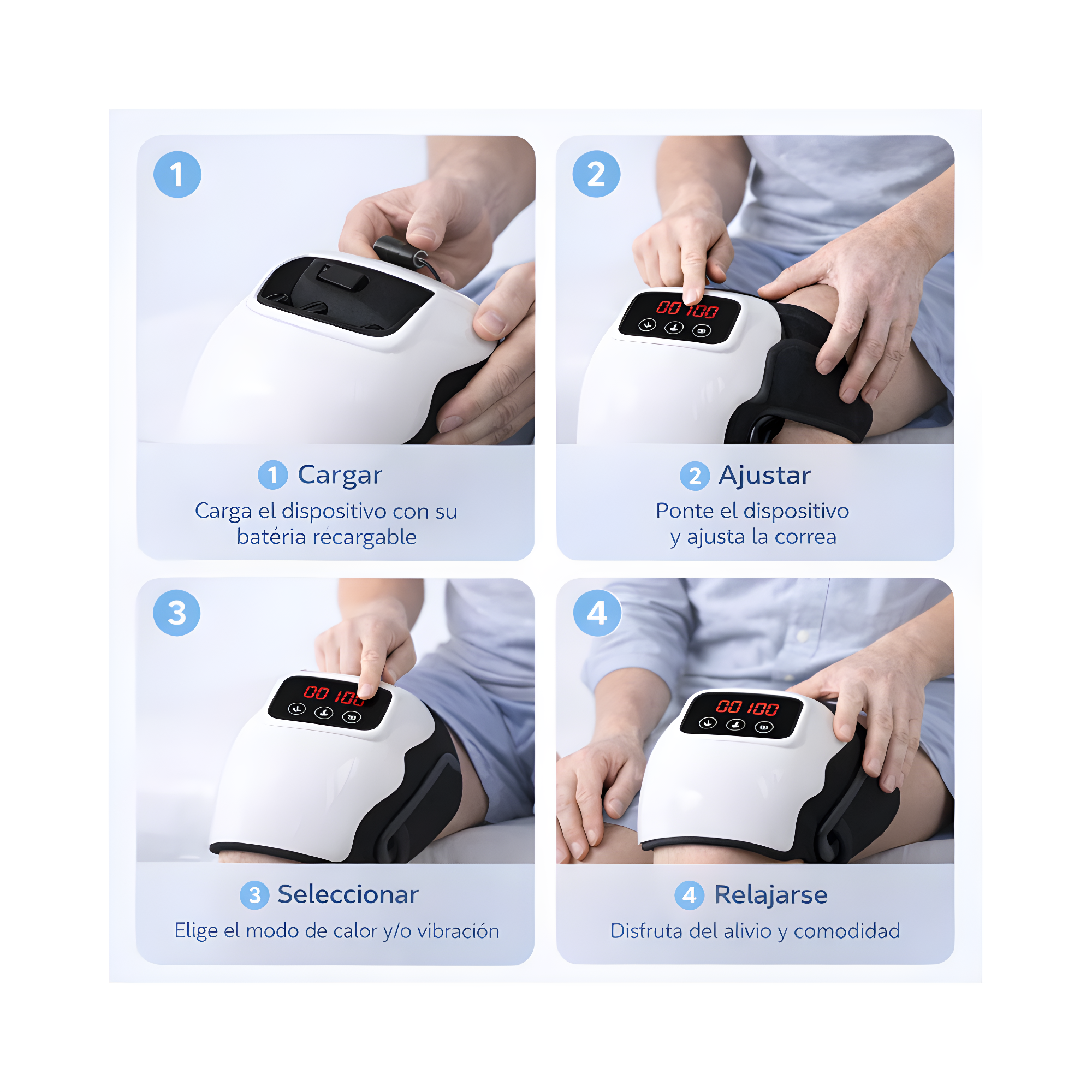 KneeGlow-Masajeador de Rodilla