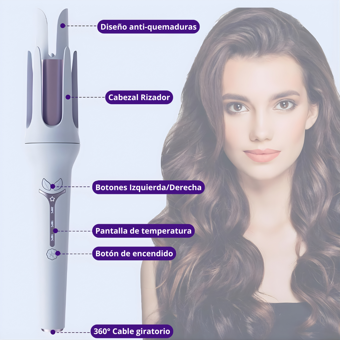CurlNova-Rizador de pelo 3 en 1