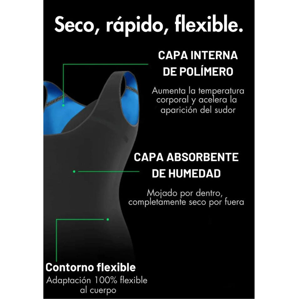 CoreSlim - Camiseta Deportiva Efecto Sauna